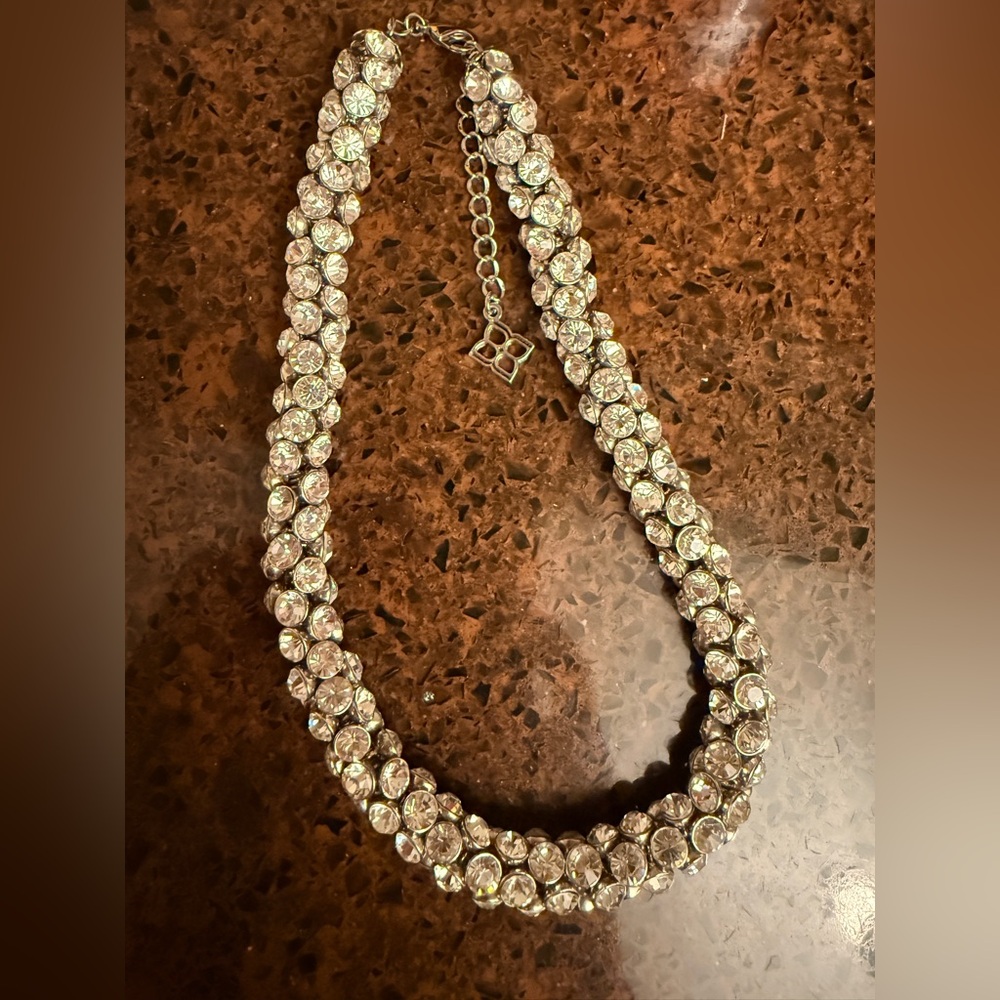 BCBGMAXAZRIA rhinestone choker/necklace